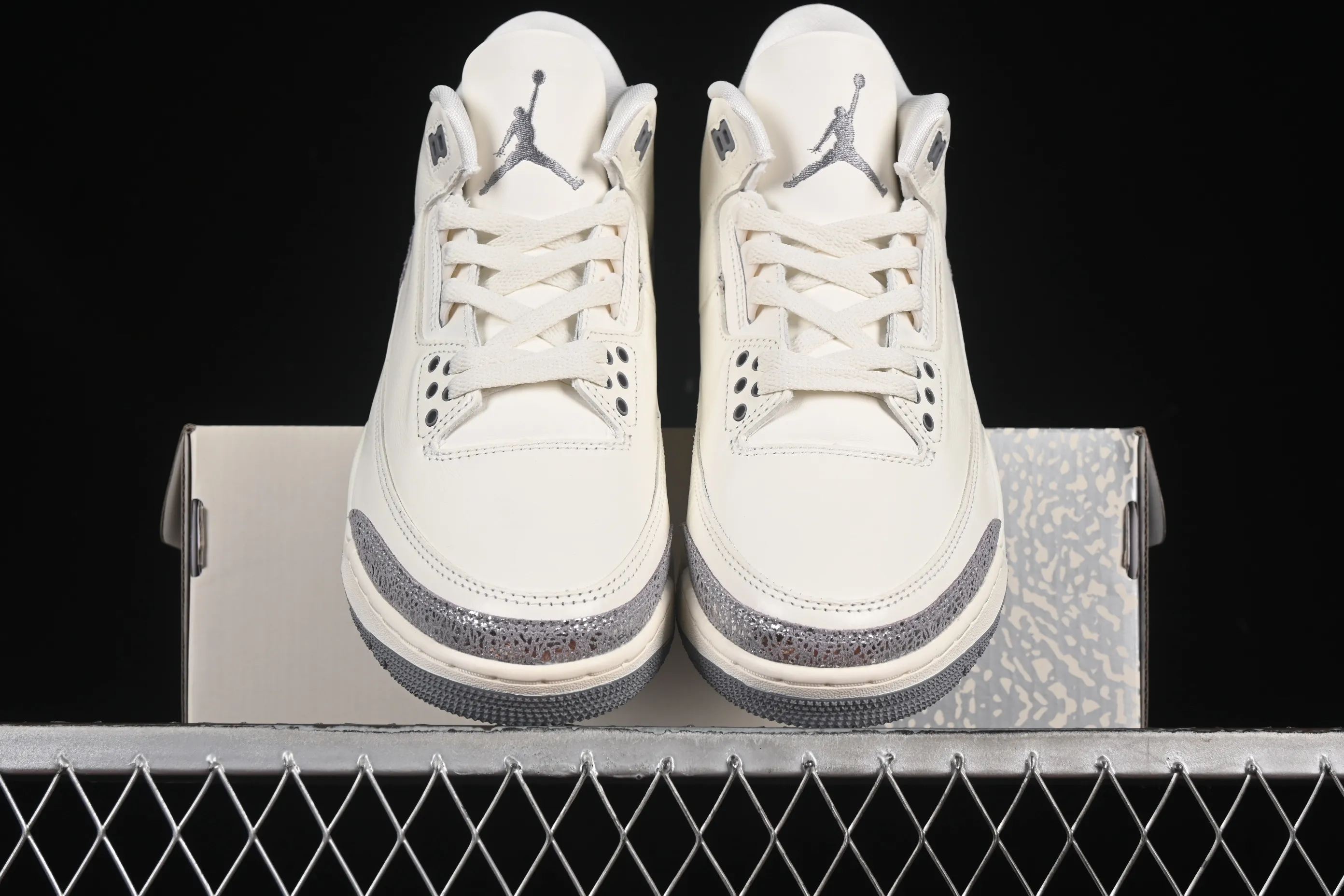 All categories Air Jordan Jordan series basketball shoes Air Jordan 3 OG version Air Jordan 3 "Sail Metallic Silver" AJ3 Joe 3 Metallic Silver CK9246-100